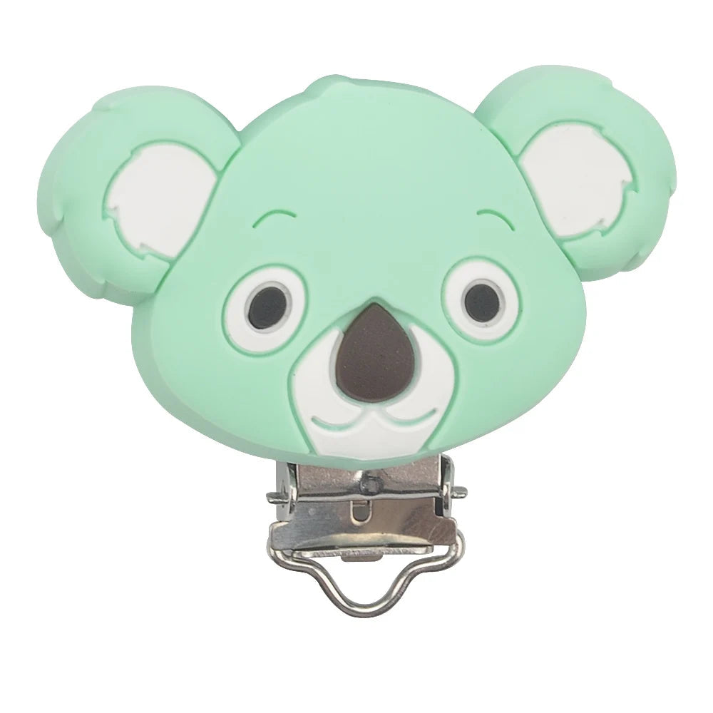 LOFCA 1PC Silicone Koala Clips jewelry creation clip Pendant Tools Multi Colors clips for Necklace Jewelry Accessories - Mountain ship