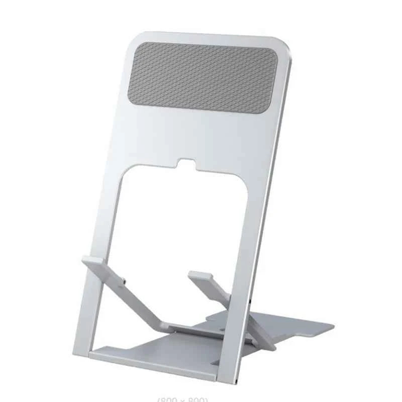 2024 Mini Desktop Multi-Angle Folding Mobile Phone Holder Hollow Plastic Tablet Stand Portable For Iphone 12 11 8 7 pro Support - Mountain ship