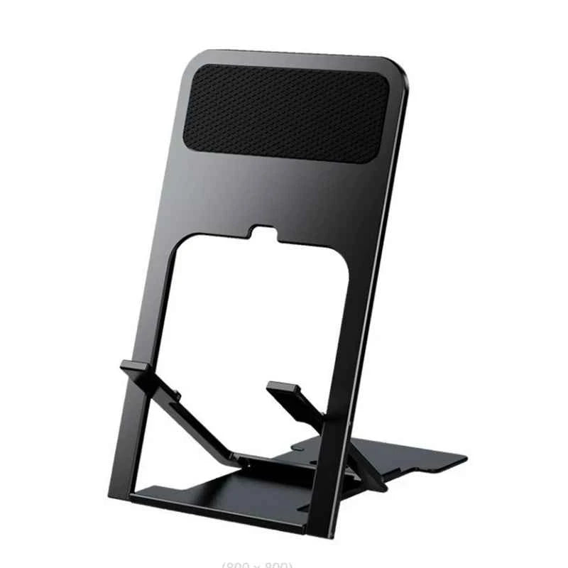 2024 Mini Desktop Multi-Angle Folding Mobile Phone Holder Hollow Plastic Tablet Stand Portable For Iphone 12 11 8 7 pro Support - Mountain ship