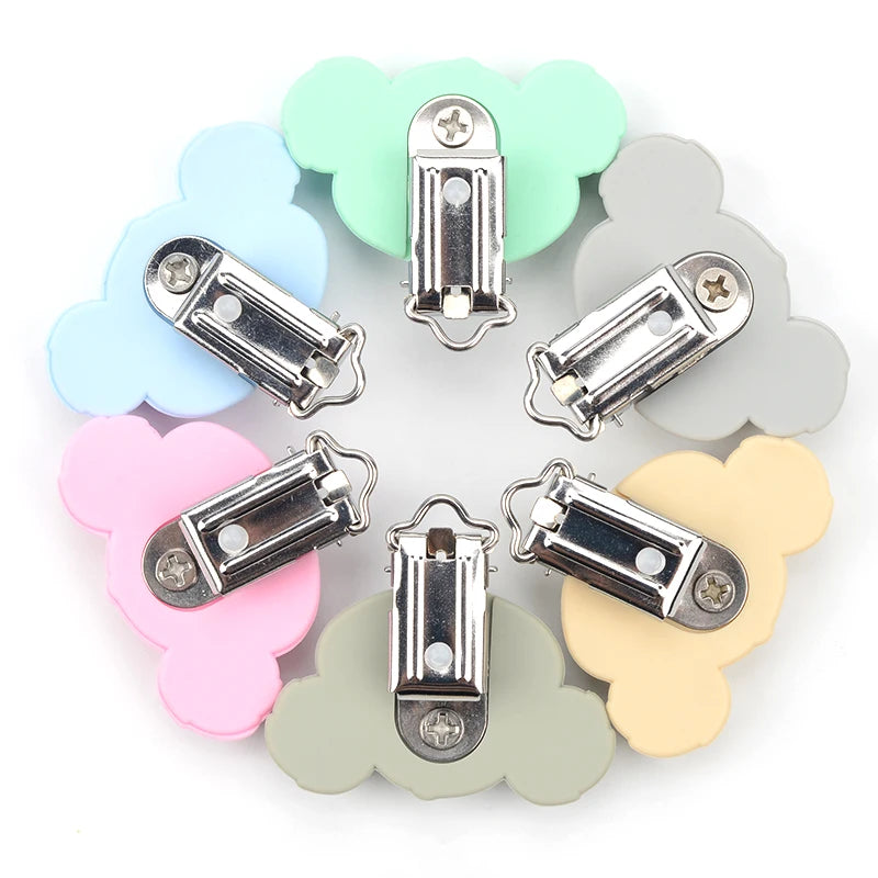 LOFCA 1PC Silicone Koala Clips jewelry creation clip Pendant Tools Multi Colors clips for Necklace Jewelry Accessories - Mountain ship