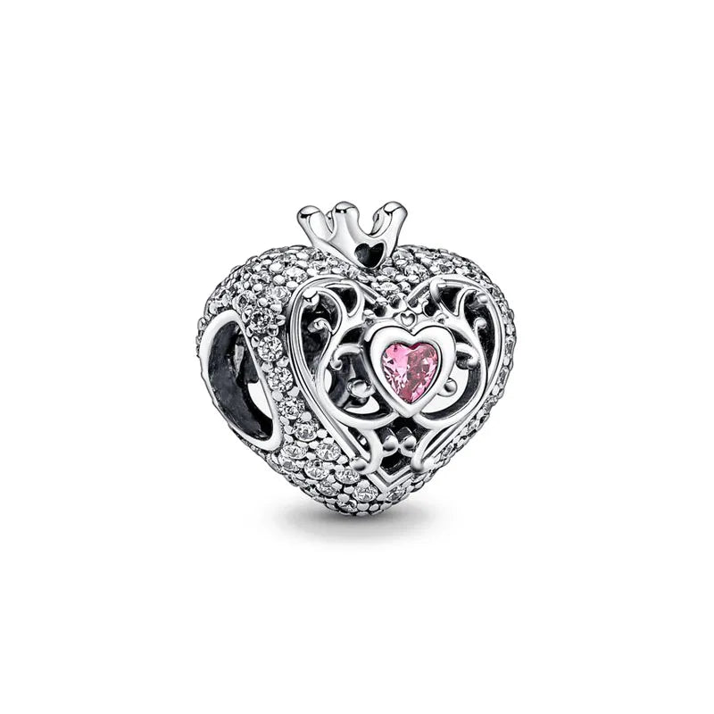 Europe 925 Silver Family Charm Fit Original Bracelet Jewelry Pendant Boy Girl Sparkling Mom Bead Sisters Pandora Dangle Plated Mountain ship