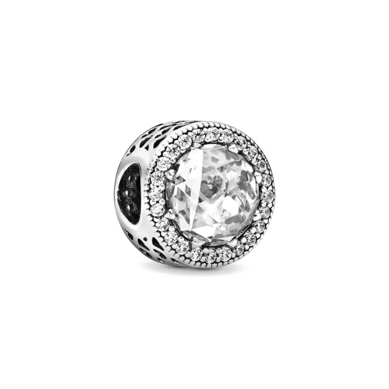 Europe 925 Silver Family Charm Fit Original Bracelet Jewelry Pendant Boy Girl Sparkling Mom Bead Sisters Pandora Dangle Plated Mountain ship