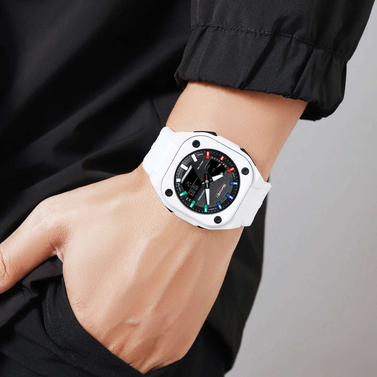 SKMEI Business Digital Electronic Watch Fashion Sports Quartz Watches For Mens Women Waterproof Wristwatches Clock Reloj Hombre - Mountain ship