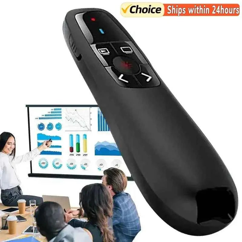2024 NEW 2.4GHz Wireless Power Point Pen Presentation Clicker USB Remote Control Flip Presenter Pointer PPT Slide Advancer Pens - Mountain ship