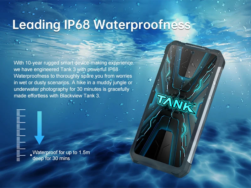 8849 Tank 3 Rugged Smartphone 32GB 512GB 23800mAh 120W Charger Dimensity 8200 5G Cell Phone 200MP 120Hz Led Light Mobile Phone - Mountain ship