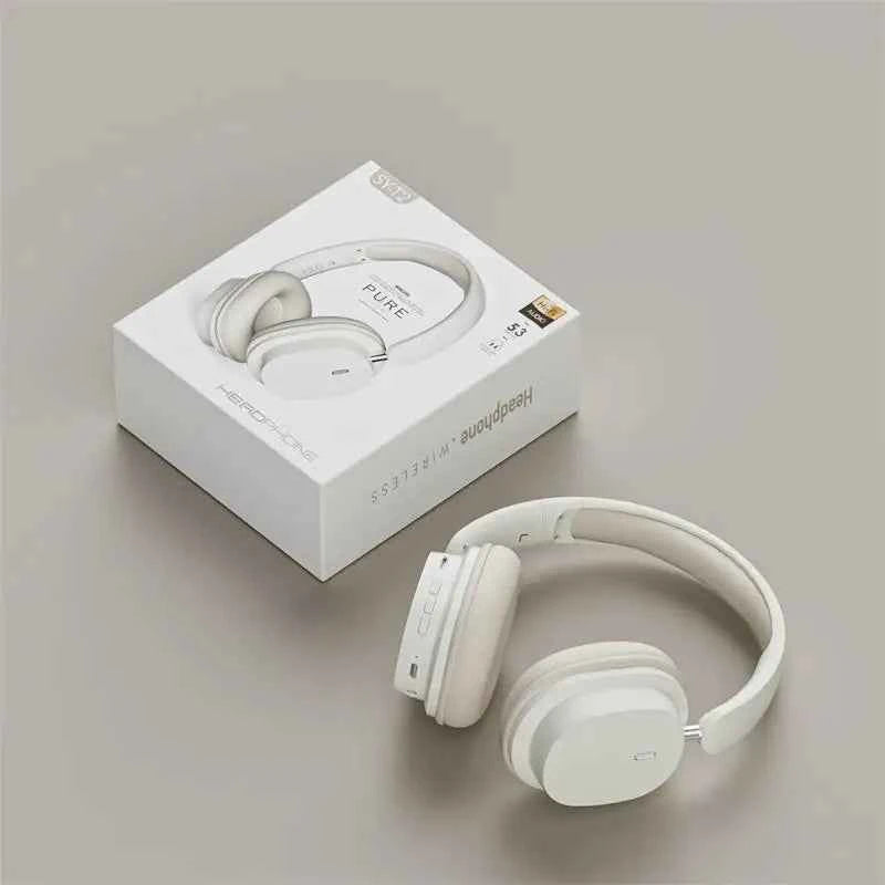 Head Mounted Wireless Earphones Foldable Bluetooth Earphones Built Microphone Earphones Audio Noise Cancelling Earphones - Mountain ship