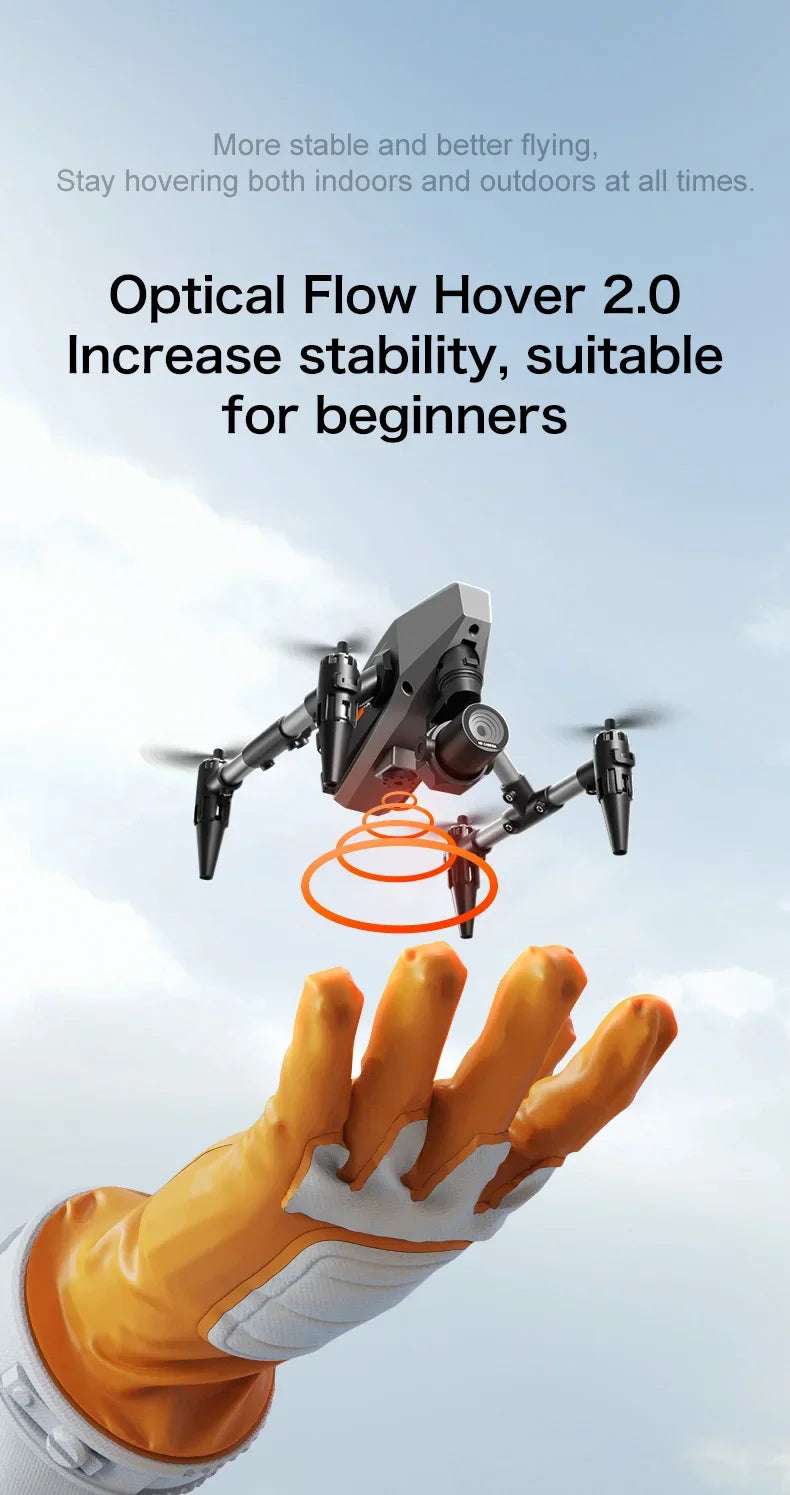 XD1 Pro Mini Dron with 8K Dual Camera WIFI Alloy Anti-drop Optical Flow Positioning Quadcopter Remote Control Gift RC Toy - Mountain ship