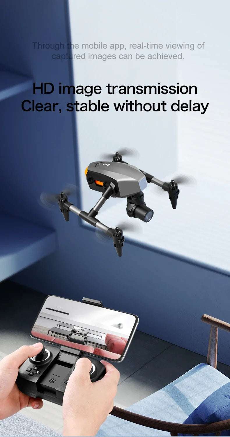 XD1 Pro Mini Dron with 8K Dual Camera WIFI Alloy Anti-drop Optical Flow Positioning Quadcopter Remote Control Gift RC Toy - Mountain ship