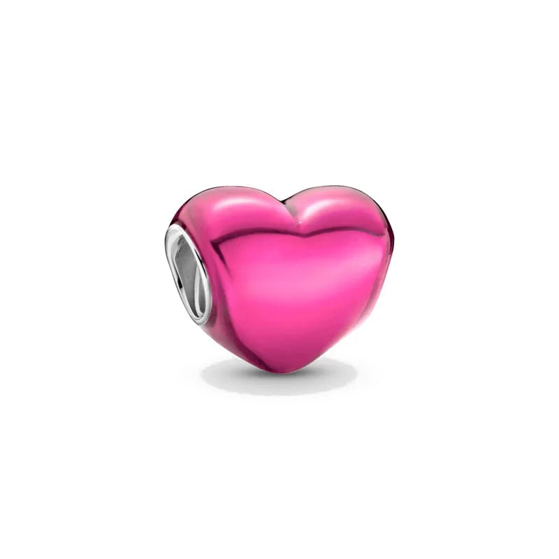 Europe 925 Silver Family Charm Fit Original Bracelet Jewelry Pendant Boy Girl Sparkling Mom Bead Sisters Pandora Dangle Plated - Mountain ship