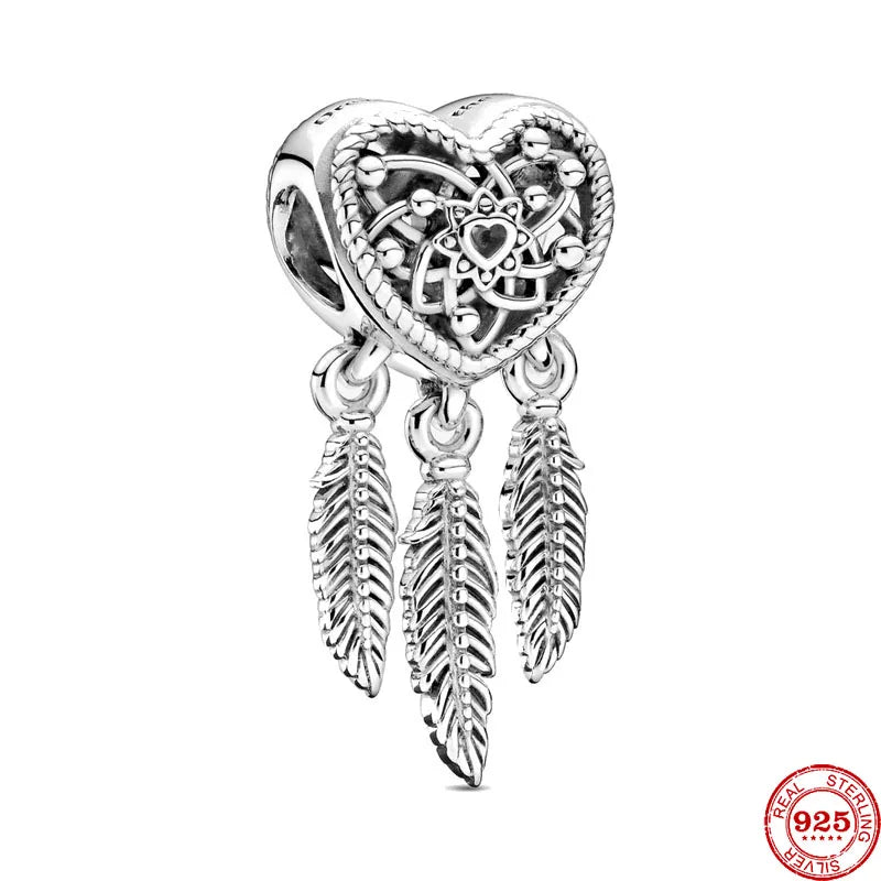 Europe 925 Silver Family Charm Fit Original Bracelet Jewelry Pendant Boy Girl Sparkling Mom Bead Sisters Pandora Dangle Plated Mountain ship
