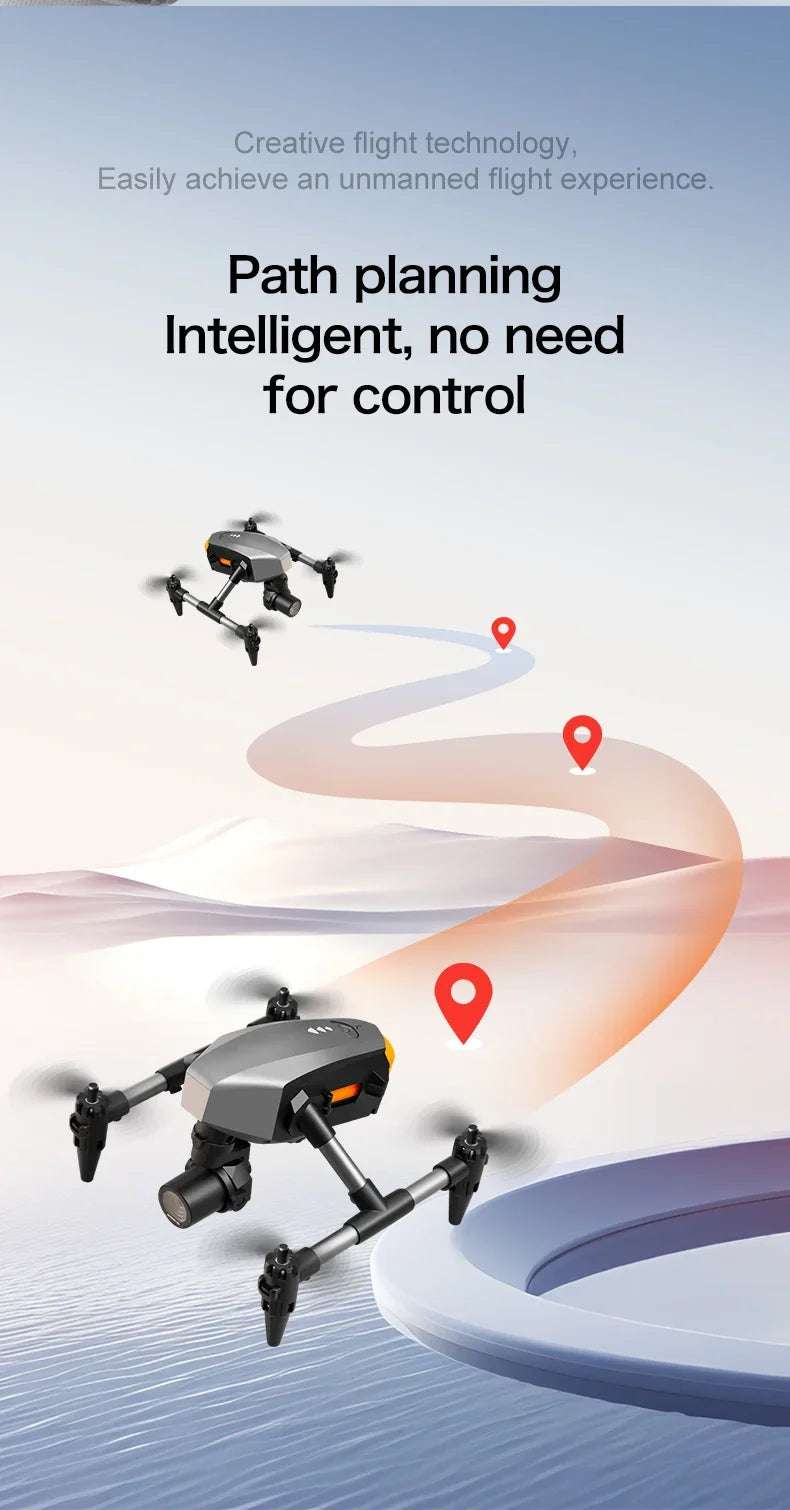 XD1 Pro Mini Dron with 8K Dual Camera WIFI Alloy Anti-drop Optical Flow Positioning Quadcopter Remote Control Gift RC Toy - Mountain ship