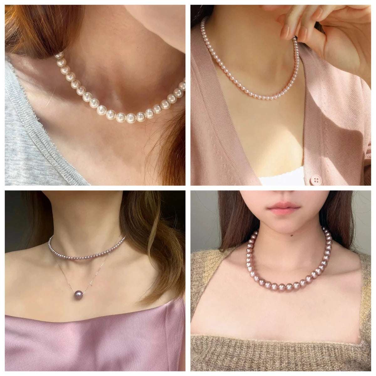 Natural Freshwater Pearl Beads High Quality 36cm Punch Round Loose Pearls Bead for DIY Women Necklace Bracelet Jewelry Making - Mountain ship