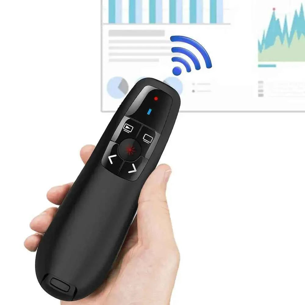 2024 NEW 2.4GHz Wireless Power Point Pen Presentation Clicker USB Remote Control Flip Presenter Pointer PPT Slide Advancer Pens - Mountain ship