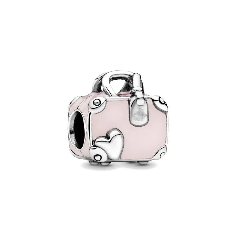 Europe 925 Silver Family Charm Fit Original Bracelet Jewelry Pendant Boy Girl Sparkling Mom Bead Sisters Pandora Dangle Plated Mountain ship