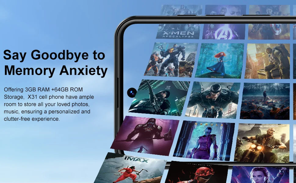 2025 New XGODY Smartphone Android,6.5 inch Screen,3GB+64GB ROM,Mobile phones,4250mAh,13MP,4G Network,Dual SIM 4Core,Cellphones - Mountain ship