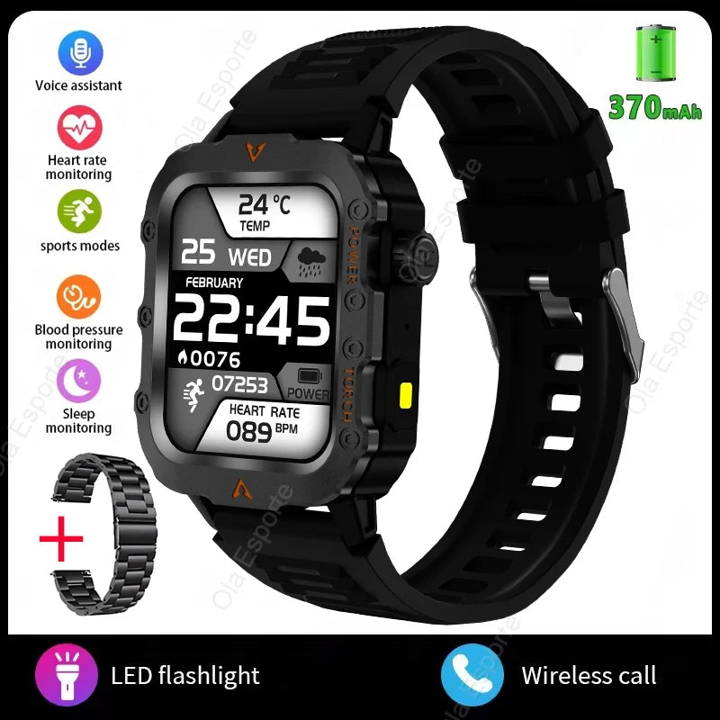 Original Men Smart Watch Bluetooth Call Fitness Clock 3ATM IP68 Swim Waterproof Sports Smartwatch for Women Xiaomi Android 2025 - Mountain ship