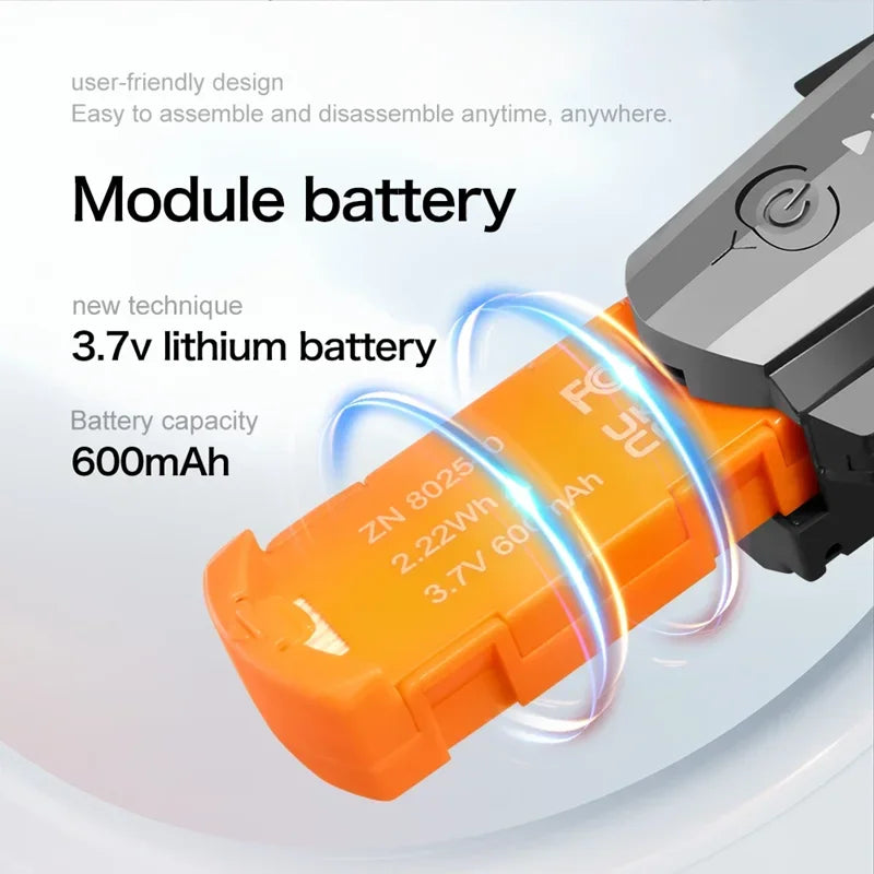 XD1 Pro Mini Dron with 8K Dual Camera WIFI Alloy Anti-drop Optical Flow Positioning Quadcopter Remote Control Gift RC Toy - Mountain ship