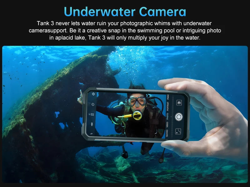 8849 Tank 3 Rugged 32GB 512GB 23800mAh 120W Charger Dimensity 8200 5G 200MP 120Hz Rangefinder Outdoor Light Wifi 6 GPS Dual Band - Mountain ship