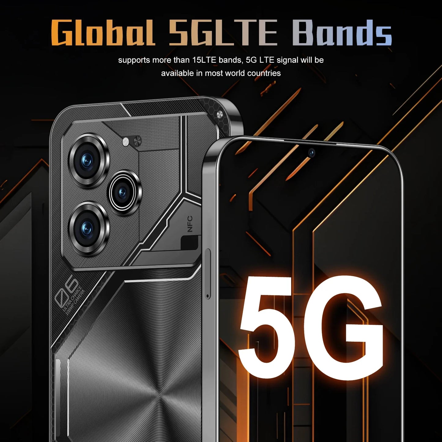 2025 New Global Pova 6 Pro unlocks high-definition screen with a 7.3-inch 22GB+2TB 5G dual analog Celulares Android 14 8000mAh - Mountain ship