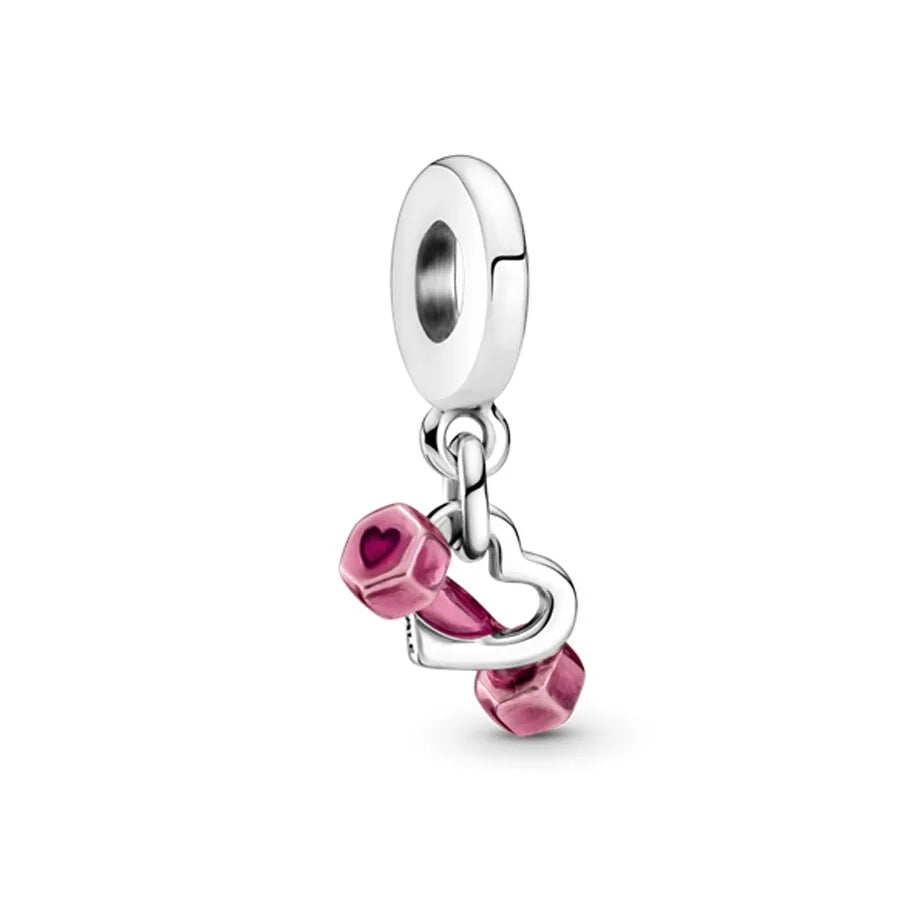 Europe 925 Silver Family Charm Fit Original Bracelet Jewelry Pendant Boy Girl Sparkling Mom Bead Sisters Pandora Dangle Plated Mountain ship