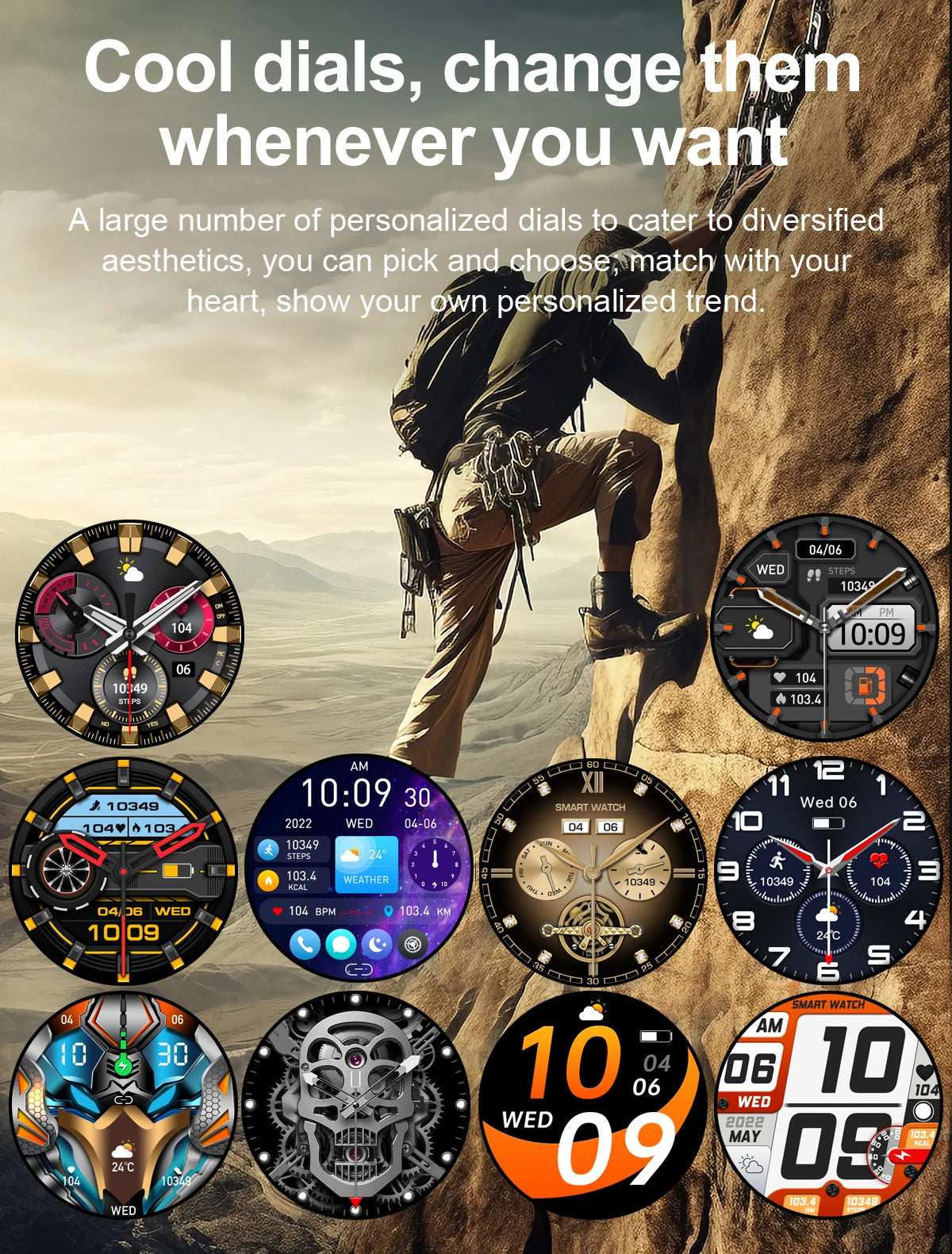 For Huawei Xiaomi New AMOLED Smart Watch Men with Flashlight Sports Waterproof Fitness Tracker Bluetooth Call Smartwatch Man+Box - Mountain ship
