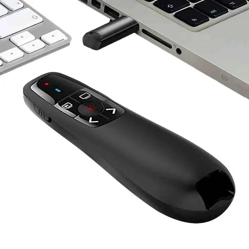 2024 NEW 2.4GHz Wireless Power Point Pen Presentation Clicker USB Remote Control Flip Presenter Pointer PPT Slide Advancer Pens - Mountain ship