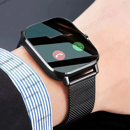2025 New Bluetooth Answer Call Smart Watch Men Touch Call Fitness Tracker Waterproof Smartwatch Women For Android ios Gift - Mountain ship