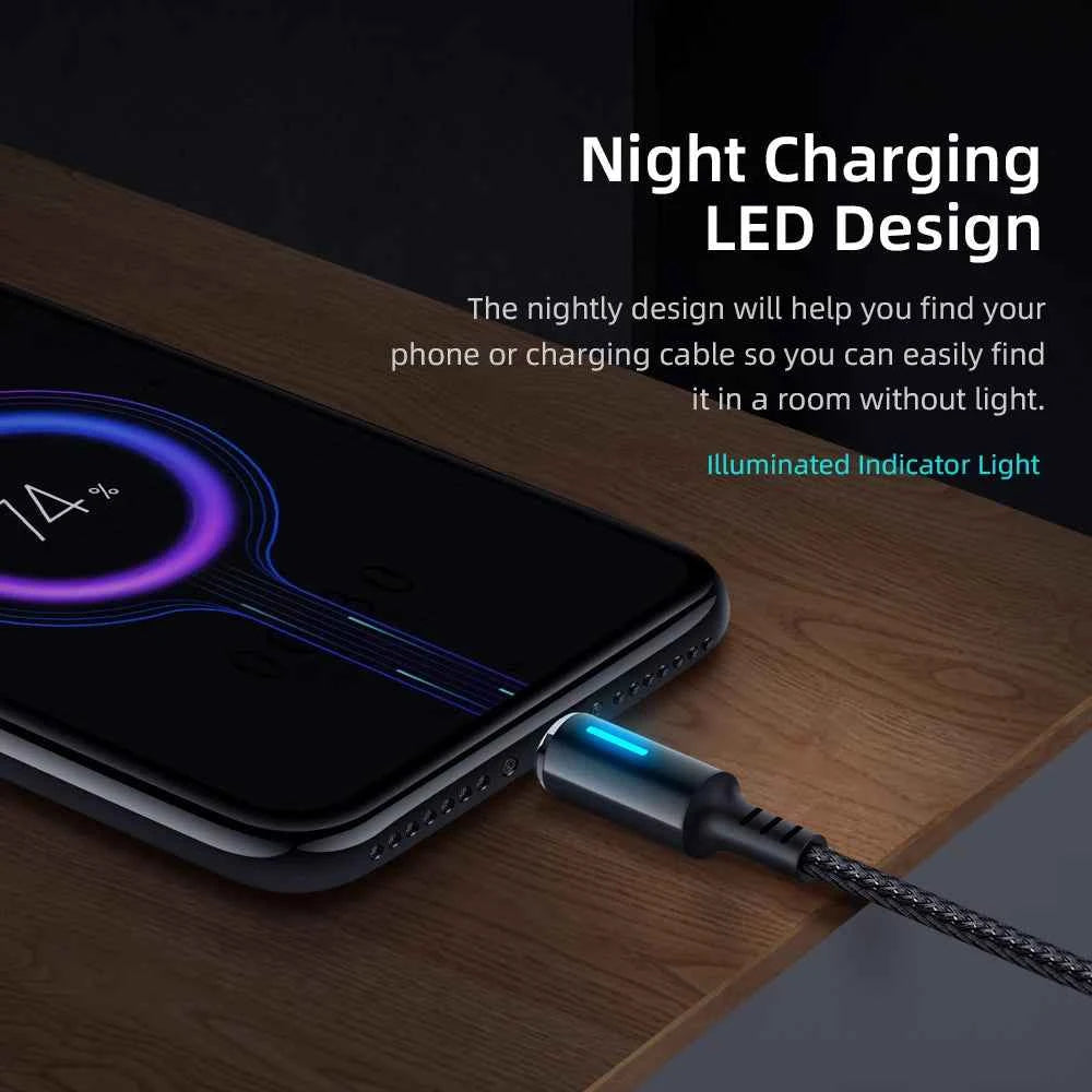Micro USB Cable 5A LED Fast Charging Micro Data Cord For Huawei Samsung Xiaomi Android Mobile Phone Accessories Charger Cables - Mountain ship
