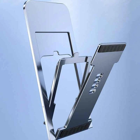2024 Mini Desktop Multi-Angle Folding Mobile Phone Holder Hollow Plastic Tablet Stand Portable For Iphone 12 11 8 7 pro Support - Mountain ship