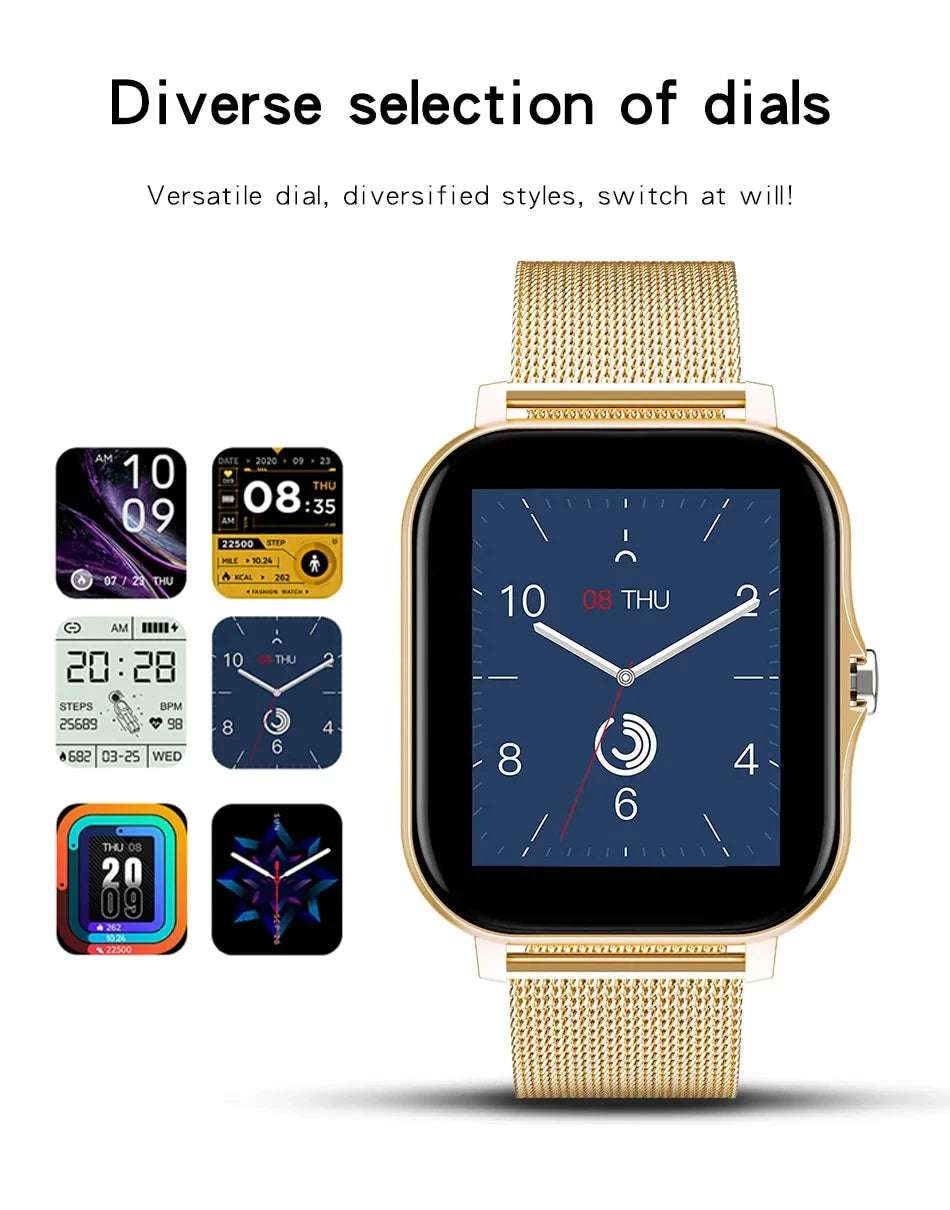 2025 New Bluetooth Answer Call Smart Watch Men Touch Call Fitness Tracker Waterproof Smartwatch Women For Android ios Gift - Mountain ship