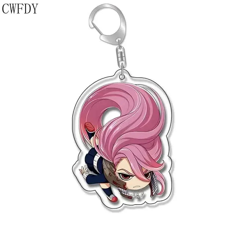 New Anime Dandadan Momo Acrylic Keychain Children Cartoon Badge Pendant Charms Key Chain Jewelry Accessories For Fans Xams Gift Mountain ship