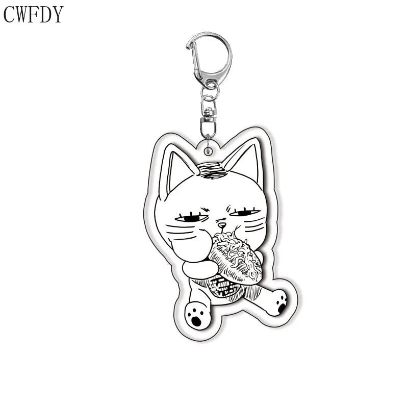New Anime Dandadan Momo Acrylic Keychain Children Cartoon Badge Pendant Charms Key Chain Jewelry Accessories For Fans Xams Gift - Mountain ship
