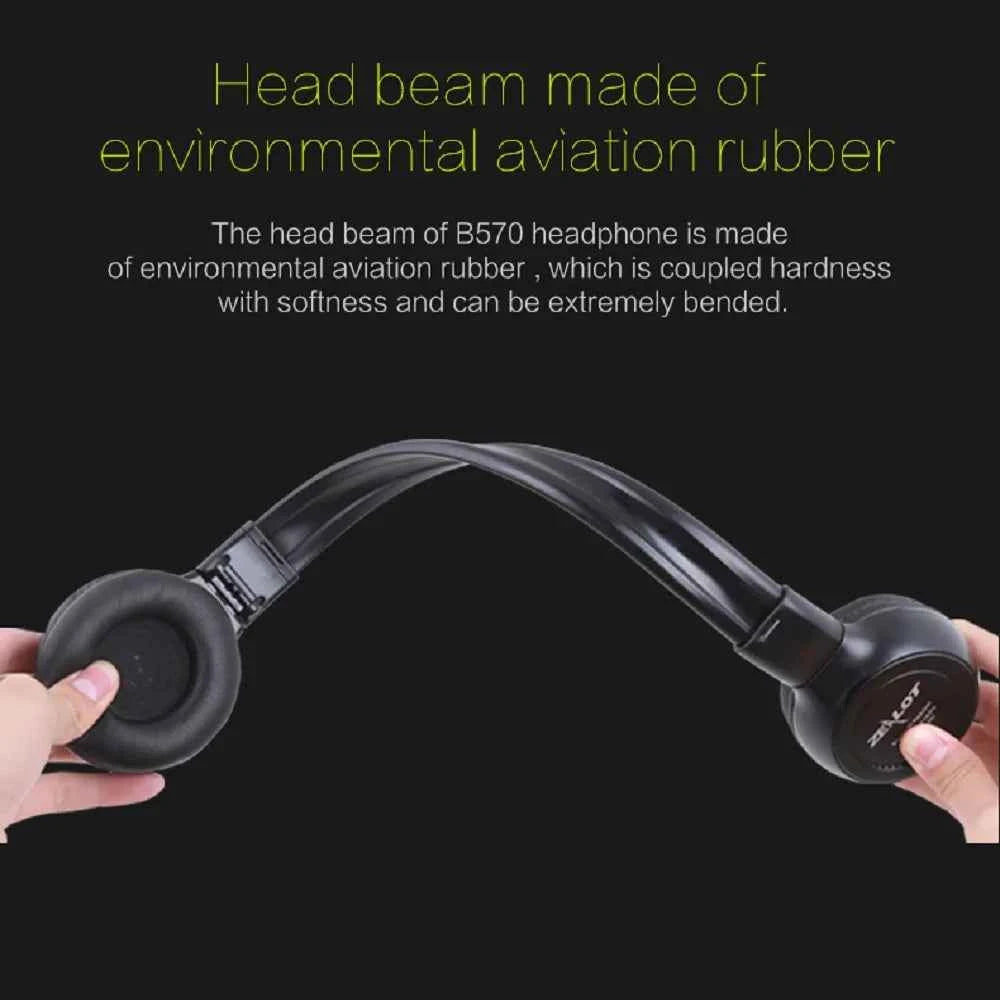 Wireless Headphone Radio Over Ear Bluetooth Compatibility Stereo Earphone Headset for Computer Phone Support FM Audio Card AUX - Mountain ship