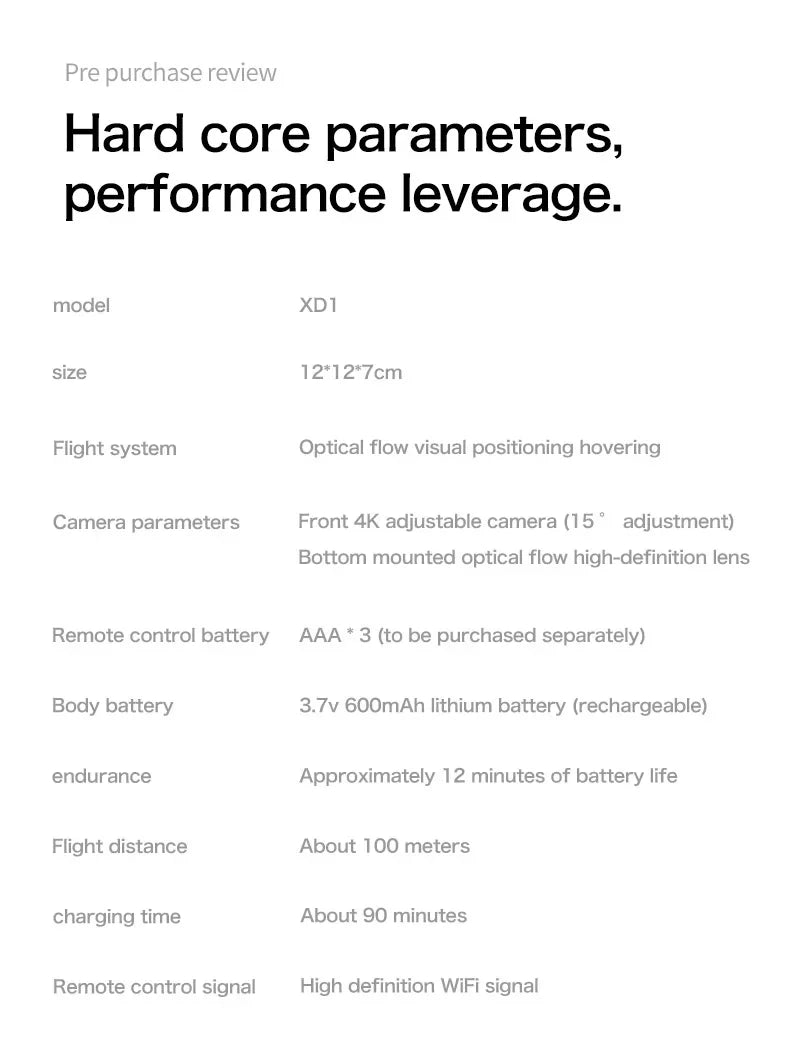 XD1 Pro Mini Dron with 8K Dual Camera WIFI Alloy Anti-drop Optical Flow Positioning Quadcopter Remote Control Gift RC Toy - Mountain ship