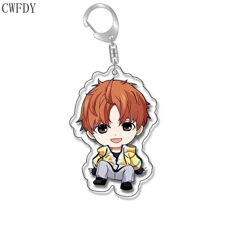 New Anime Dandadan Momo Acrylic Keychain Children Cartoon Badge Pendant Charms Key Chain Jewelry Accessories For Fans Xams Gift - Mountain ship