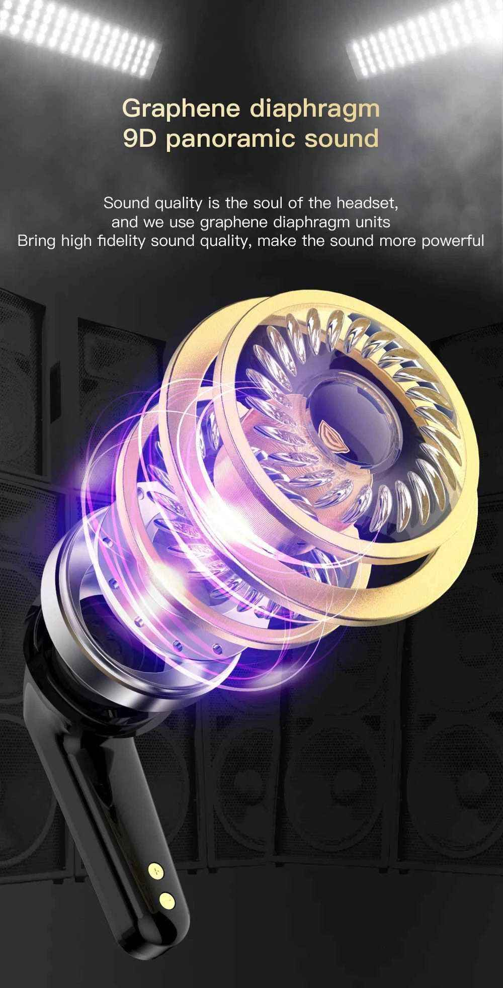 2025 AI Translation Earphones Wireless Bluetooth 5.4 2 Inch Smart Touch Screen Noise Cancellation IPX4 In-Ear Headset - Mountain ship