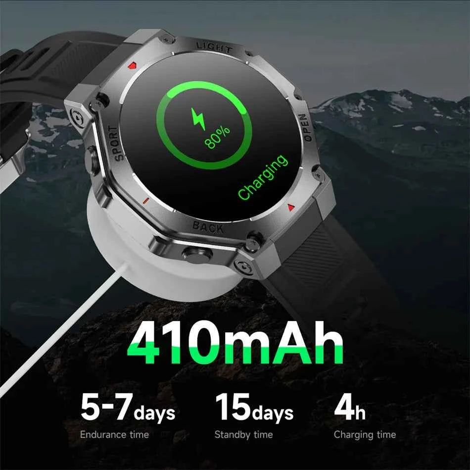 2025 New LED Smart Watch Men's HD AMOLED Bluetooth Call Waterproof Smartwatch Heart Rate Monitoring Women's Health Smart Watches - Mountain ship