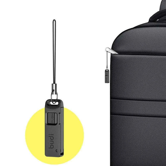 BUDI SIM TF Card Slot Storage Box With Mobile Phone Card Ejector Pin Anti-Lost Lanyard Universal Phone Ejector Pin SIM Card Tray - Mountain ship