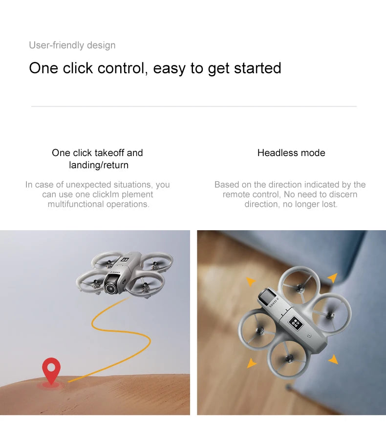 2025 D16 Mini Drone HD Camera 4K 1080P 180 ° Lens Dron Professional Obstacle Avoidance Optical Flow FPV Dron RC Quadcopter Toys - Mountain ship