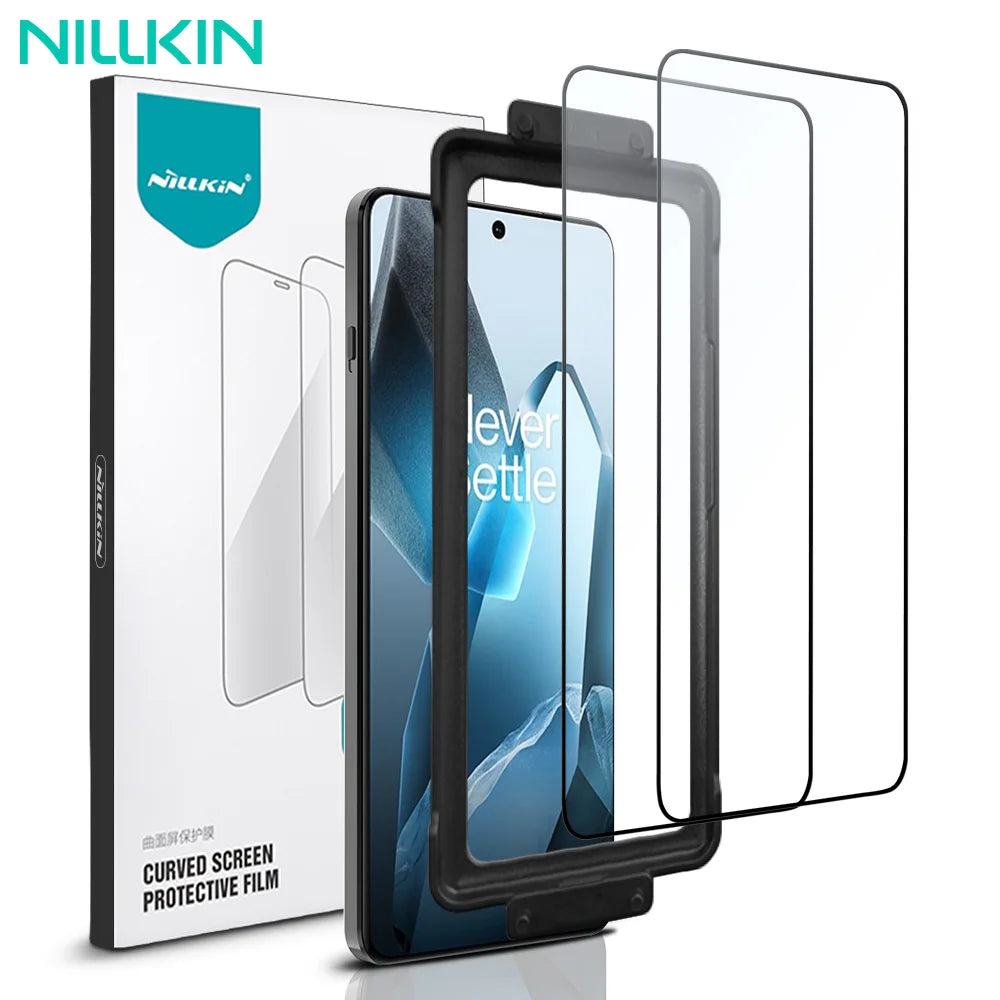 Nillkin 2Pcs Full Glue Screen Protector For OnePlus 13 Impact Resistant Full Cover Soft Film For One Plus 13 With Tool - Mountain ship