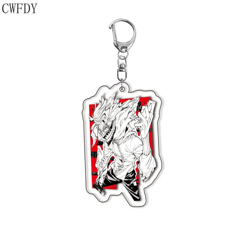 New Anime Dandadan Momo Acrylic Keychain Children Cartoon Badge Pendant Charms Key Chain Jewelry Accessories For Fans Xams Gift Mountain ship