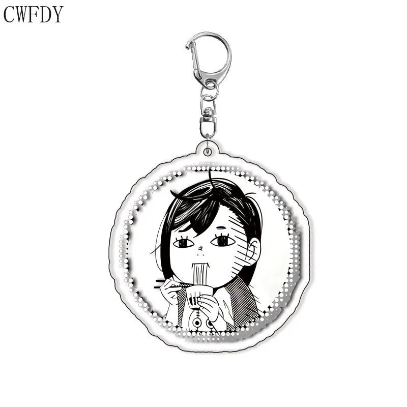 New Anime Dandadan Momo Acrylic Keychain Children Cartoon Badge Pendant Charms Key Chain Jewelry Accessories For Fans Xams Gift - Mountain ship