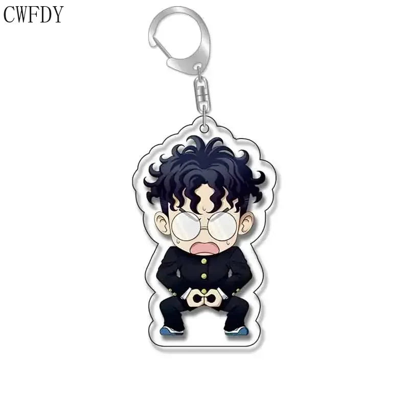 New Anime Dandadan Momo Acrylic Keychain Children Cartoon Badge Pendant Charms Key Chain Jewelry Accessories For Fans Xams Gift - Mountain ship