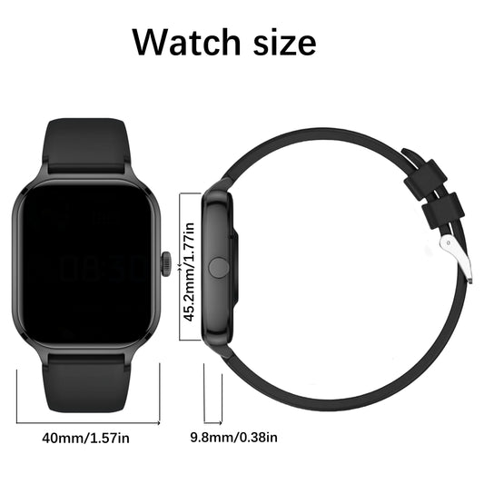 Smart watch, wireless calling/dial, multi-Sport mode, information reminder, Various APP Reminders,for iPhone/Andriod - Mountain ship
