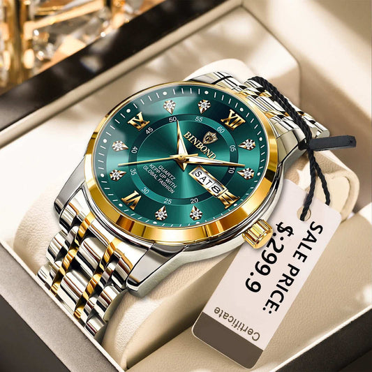 2024 Top Brand Luxury Fashion Diver Watch Men 30ATM Waterproof Date Clock Sport Watches Mens Quartz Wristwatch Relogio Masculino - Mountain ship
