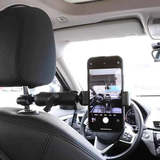 Car Phone Holder for Video Recording Articulated Cellphone Support for Mobile Filming Pov Telephone Iphone Car Seat Mount Stand - Mountain ship