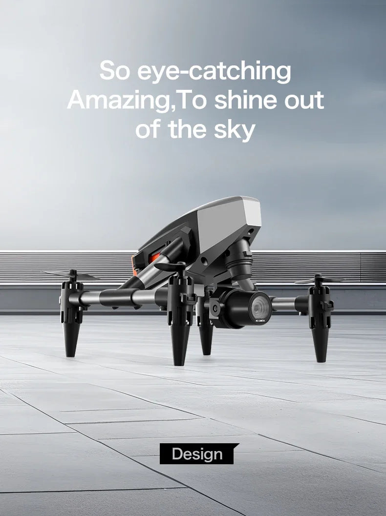 XD1 Pro Mini Dron with 8K Dual Camera WIFI Alloy Anti-drop Optical Flow Positioning Quadcopter Remote Control Gift RC Toy - Mountain ship