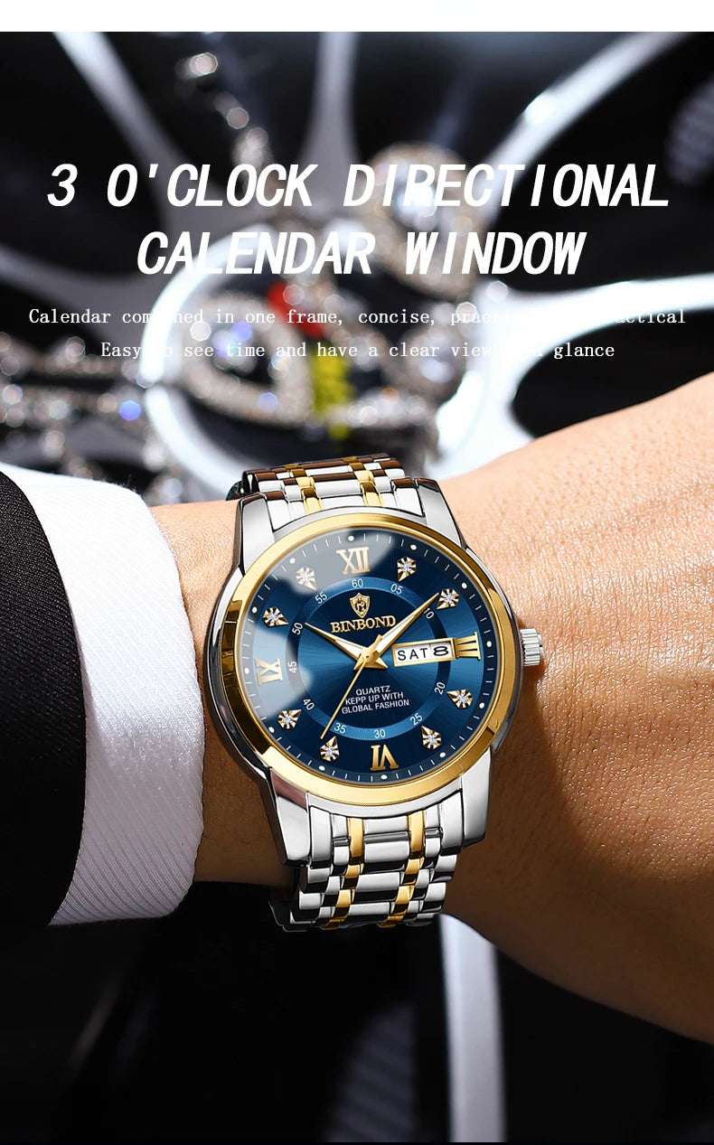 2024 Top Brand Luxury Fashion Diver Watch Men 30ATM Waterproof Date Clock Sport Watches Mens Quartz Wristwatch Relogio Masculino - Mountain ship
