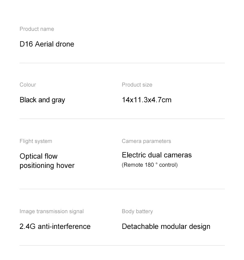 2025 D16 Mini Drone HD Camera 4K 1080P 180 ° Lens Dron Professional Obstacle Avoidance Optical Flow FPV Dron RC Quadcopter Toys - Mountain ship