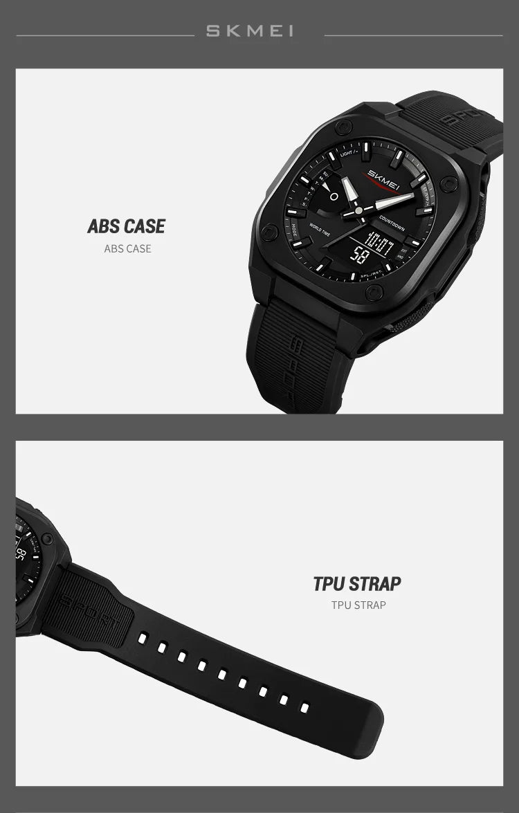 SKMEI Business Digital Electronic Watch Fashion Sports Quartz Watches For Mens Women Waterproof Wristwatches Clock Reloj Hombre - Mountain ship